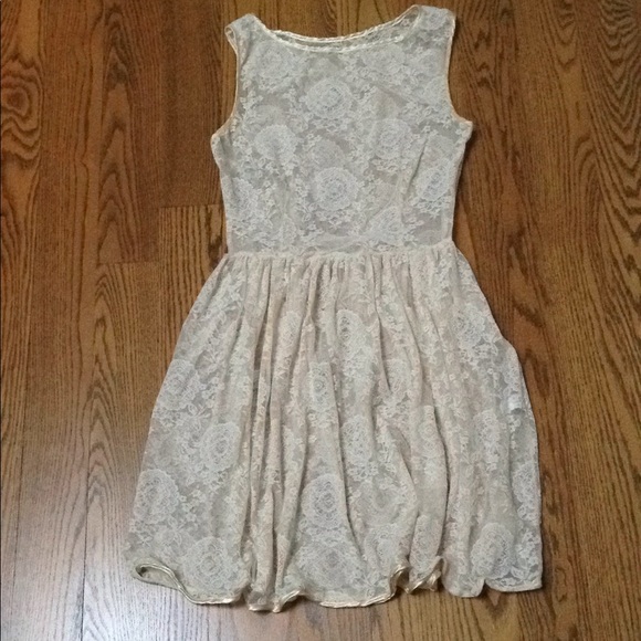 American Apparel Sleeveless Lace Dress - Picture 2 of 7